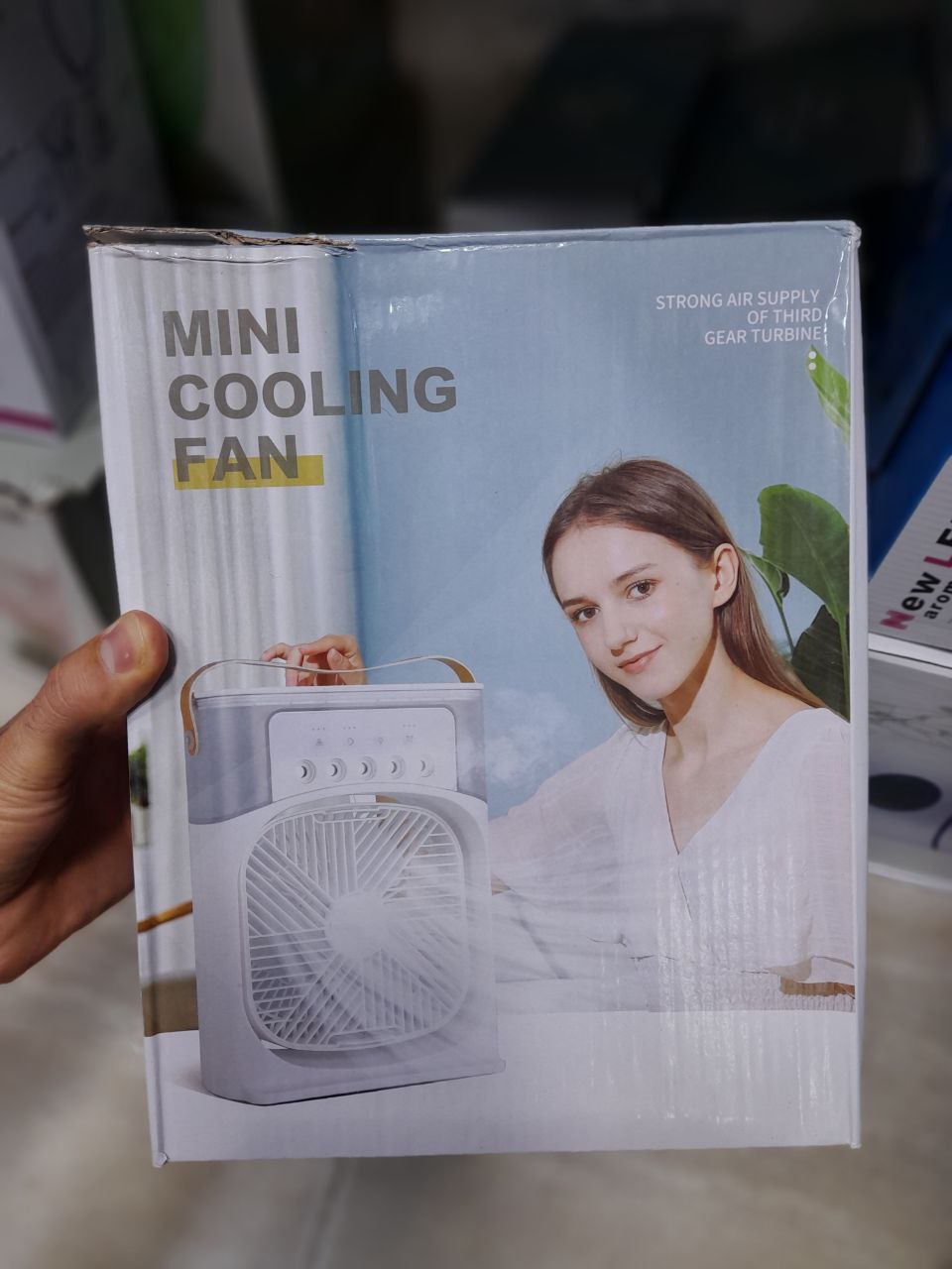 پنکه مه پاش رومیزی مدل mini cooling fan