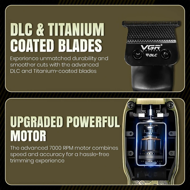 ماشین اصلاح موی صورت وی جی ار مدل V-954